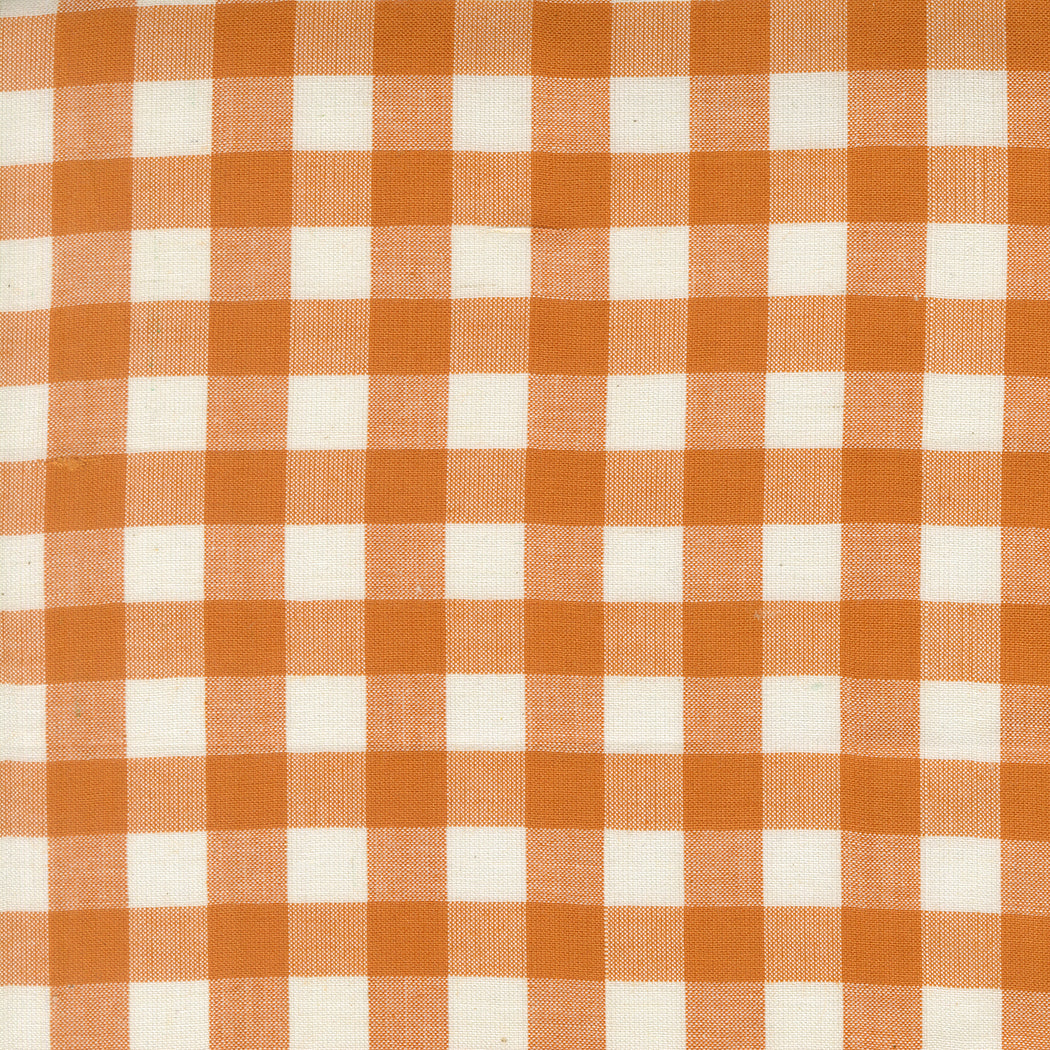 Checks - Rust - Popcorn Wovens by Elizabeth Hartman