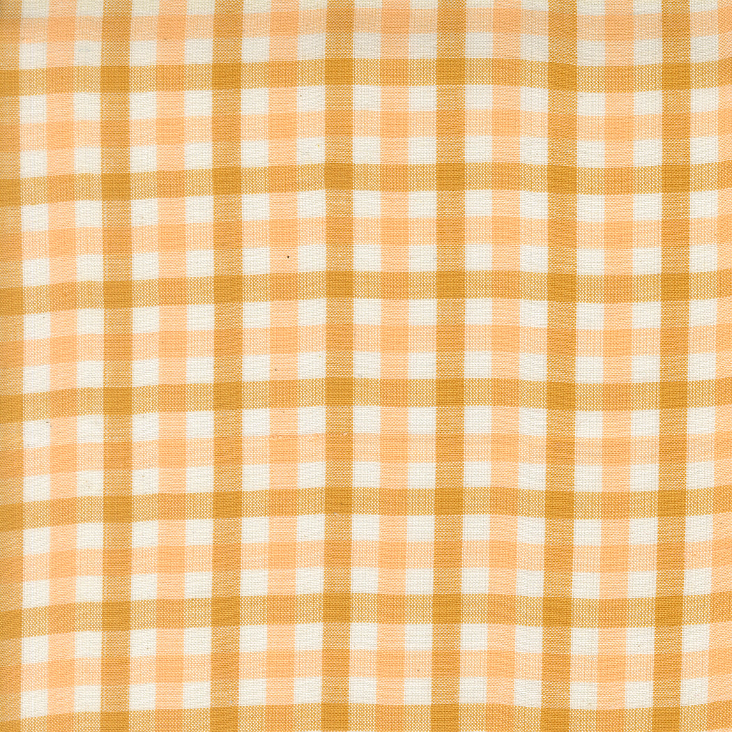 Plaids - Peach - Popcorn Wovens by Elizabeth Hartman