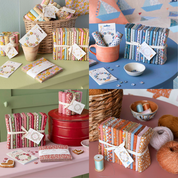 Creating Memories WINTER Fat Quarter Bundle 16pcs by Tilda Fabrics