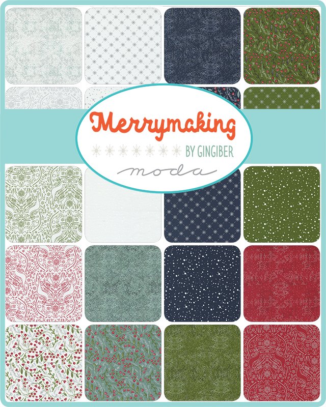 Mod Mistletoe Quilt Pattern by Gingiber