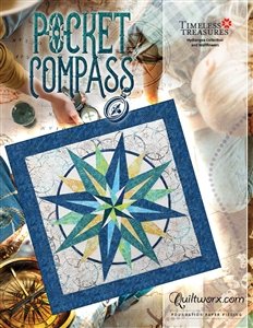 Pocket Compass Quilt Pattern by Quiltworx