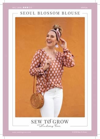 Seoul Blossom Blouse Pattern by Sew to Grow