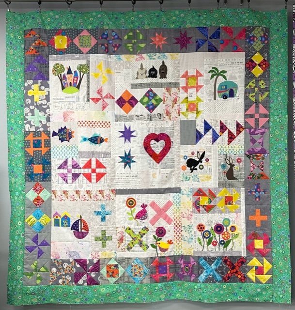 Cotton - Hidden Treasures FULL Quilt Kit
