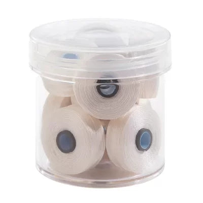 Linen #10WG1 Magna-Glide Delights Style M Jumbo 132yd Pre-wound Bobbins 10pc Jar