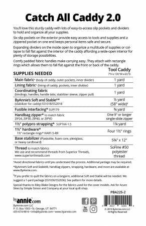 Catch All Caddy 2.0 Pattern by ByAnnie