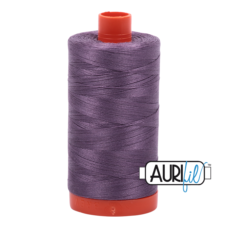 Aurifil Plumtastic A1050-6735 1422yds 50wt Mako Cotton Thread Solid
