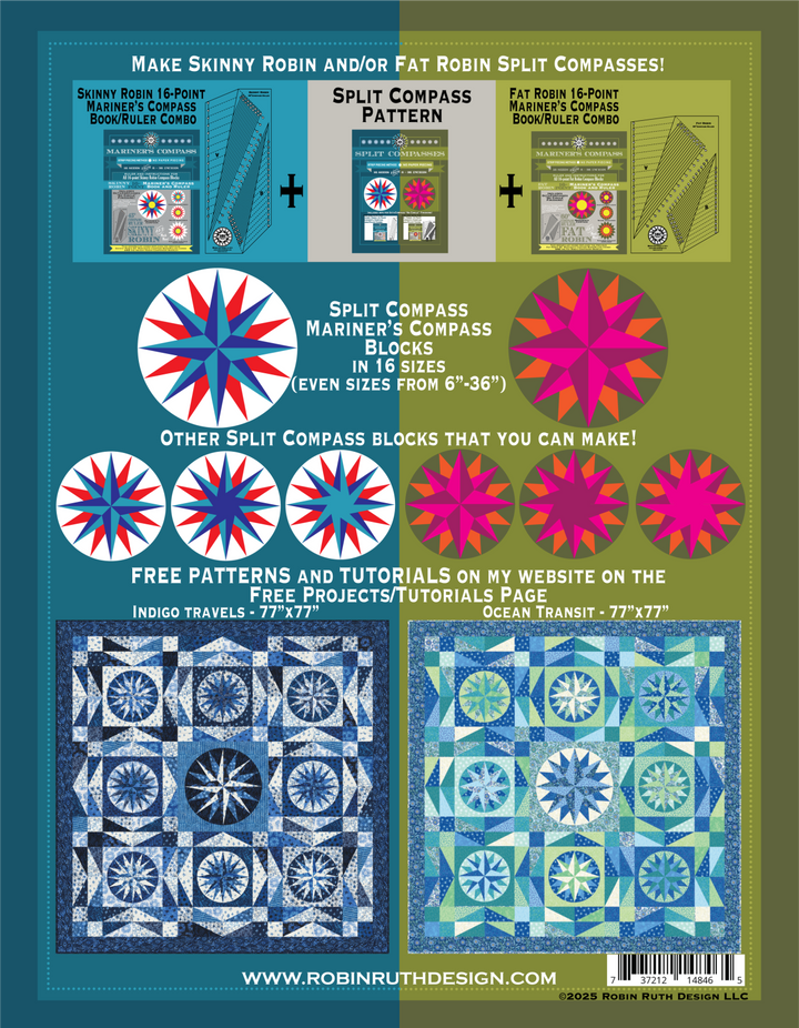 Split Compasses Booklet by Robin Ruth Designs