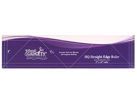 Straight Edge Ruler 3"x 12" -Handi Quilter