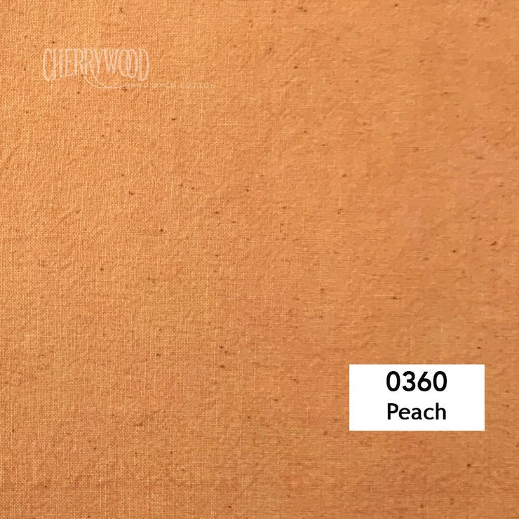 Peach 0360 Cherrywood Hand Dyed Fabric
