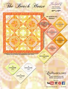The Beach House Quilt Pattern by Quiltworx