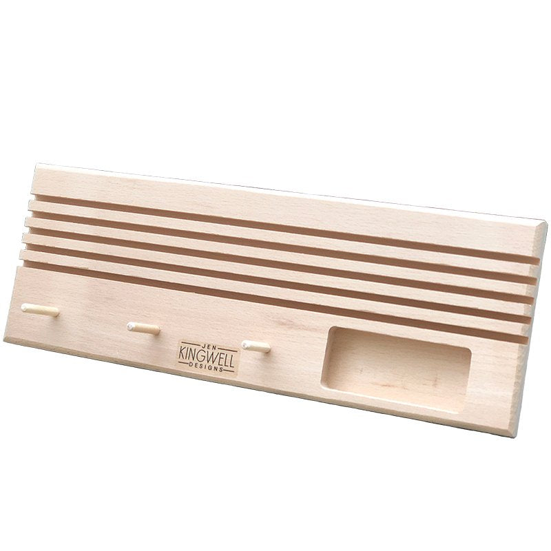 Wooden Ruler Stand by Jen Kingwell Designs