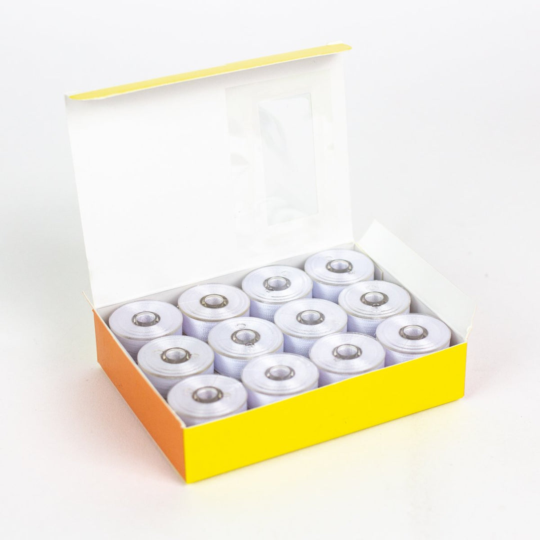 DecoBob White Prewound Bobbins Size M 24ct 104
