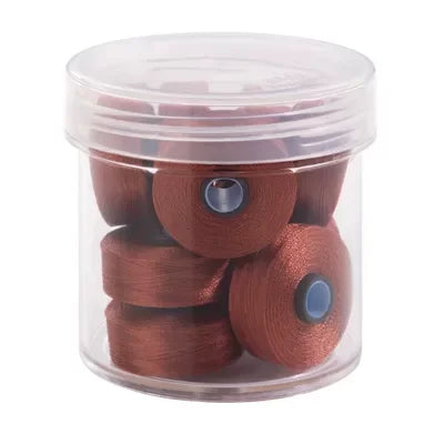 Mahogany #20160 Magna-Glide Delights Style M Jumbo 132yd Pre-wound Bobbins 10pc Jar
