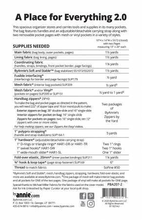 A Place for Everything 2.0 Pattern by ByAnnie