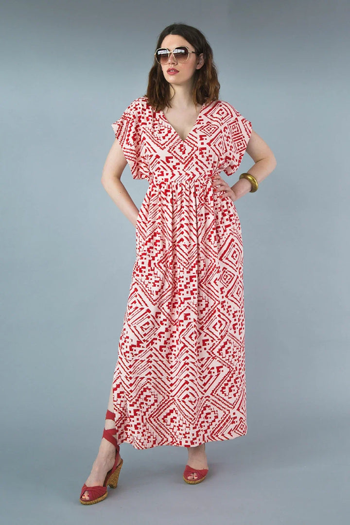 Charlie Caftan Dress Pattern by Closet Core