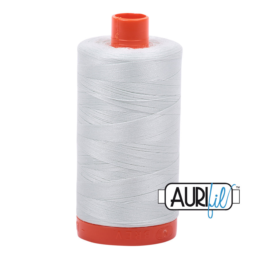 Aurifil Mint Ice A1050-2800 1422yds 50wt Mako Cotton Thread Solid