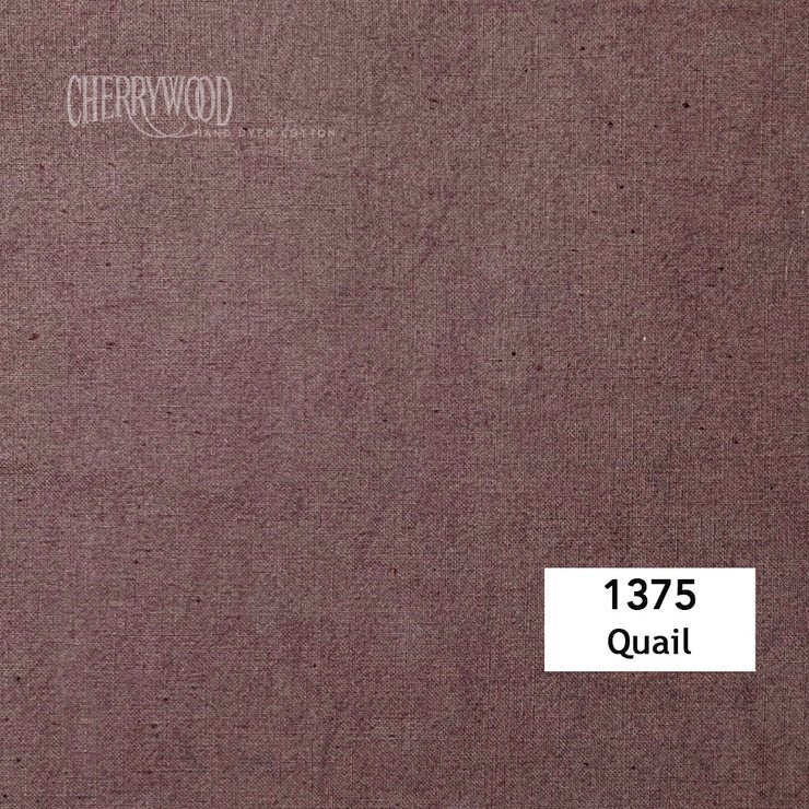 Quail 1375 Cherrywood Hand Dyed Fabric