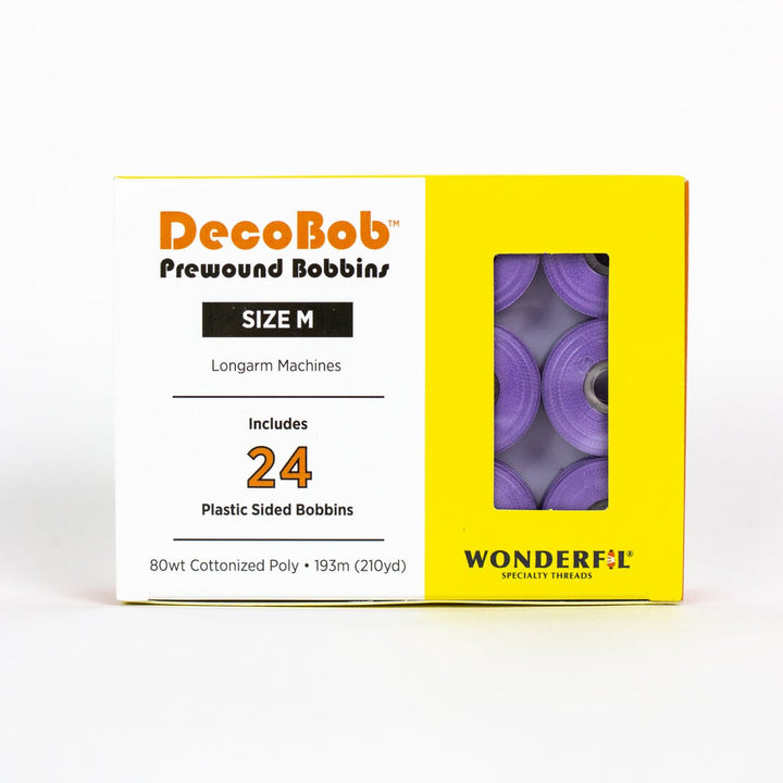 DecoBob Lilac Prewound Bobbins Size M 24ct 314