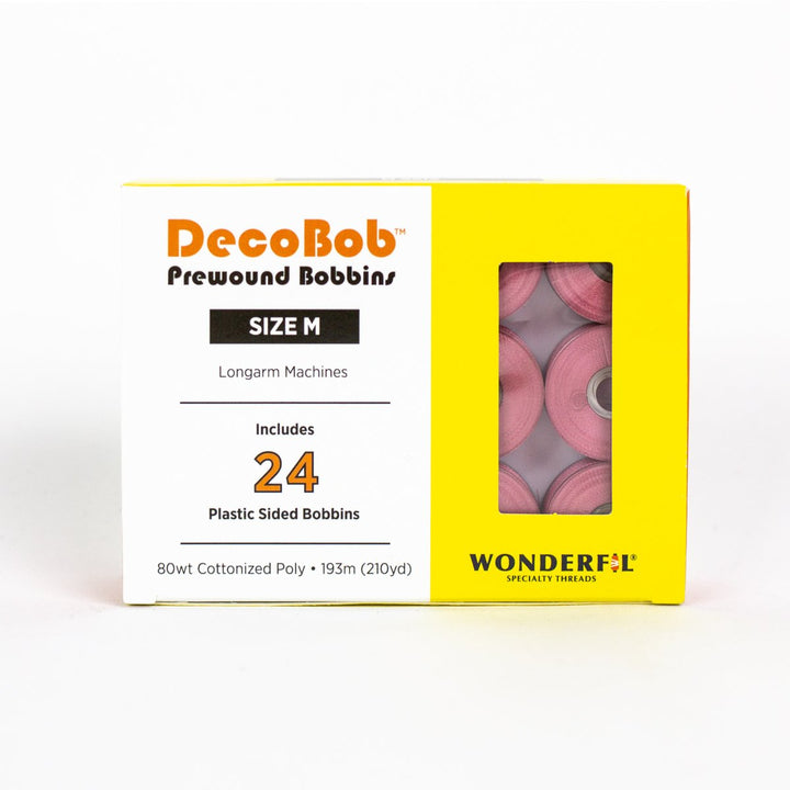 DecoBob Dusty Rose Prewound Bobbins Size M 24ct 221