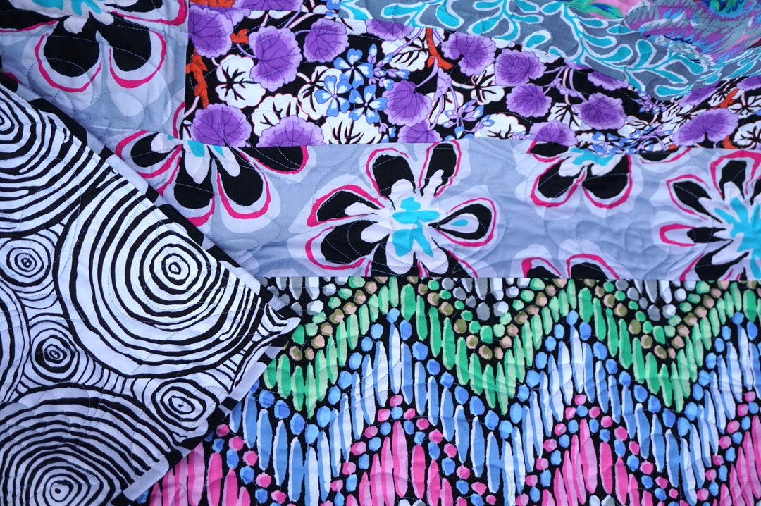 Floral Medallion Quilt Kit featuring February 2023 by  Kaffe Fassett Collective