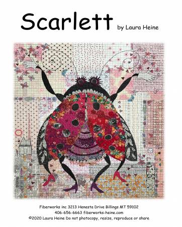 Scarlett Collage Pattern by Laura Heine