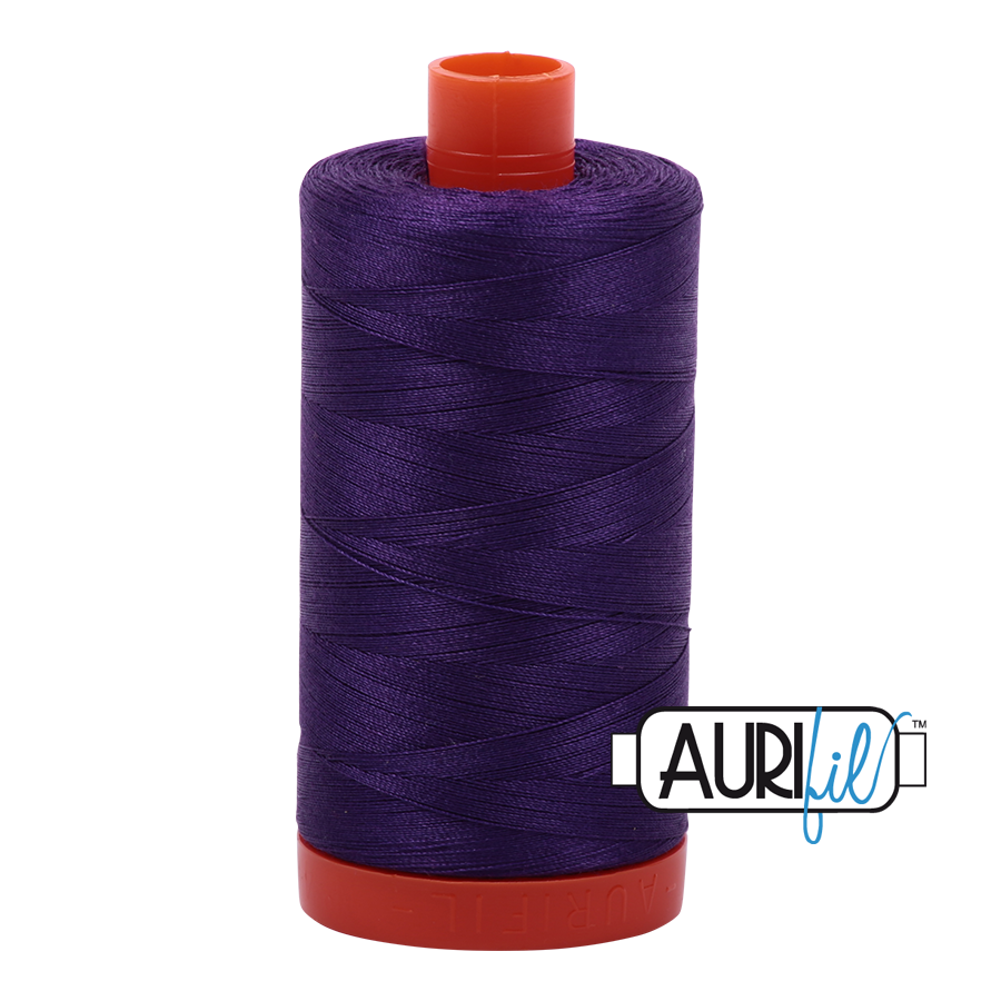 Aurifil Purple A1050-2545 1422yds 50wt Mako Cotton Thread Solid