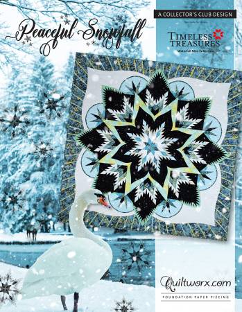 Peaceful Snowfall Quilt Pattern by Quiltworx