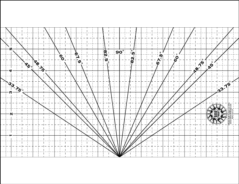 32-Point Mariner's Compass Book and Ruler Combo by Robin Ruth Design