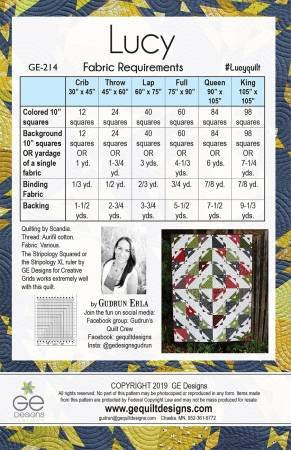 Lucy Quilt Pattern by GE Designs