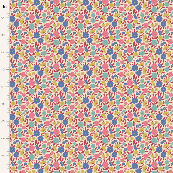 Janice - Red Wallflower by Tilda Fabrics