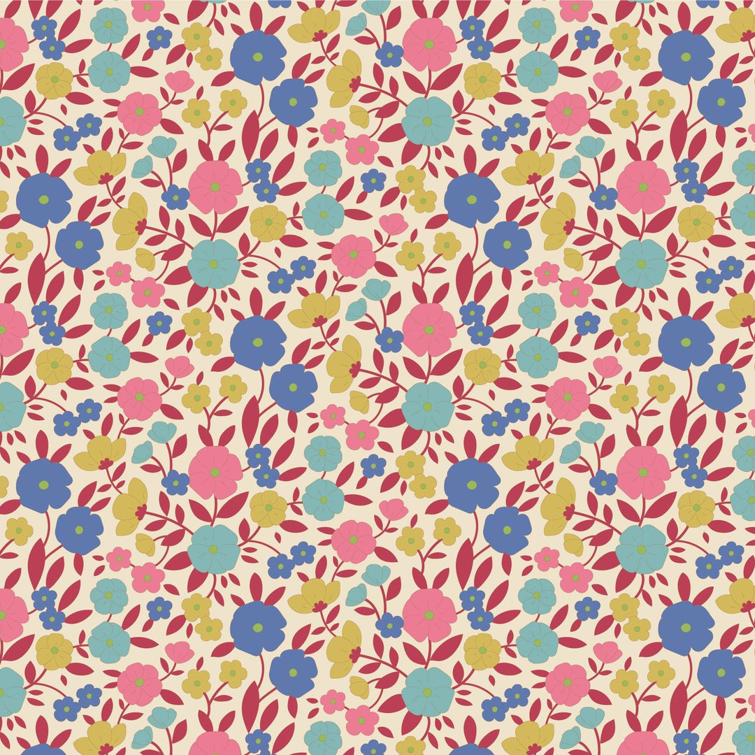 Janice - Red Wallflower by Tilda Fabrics