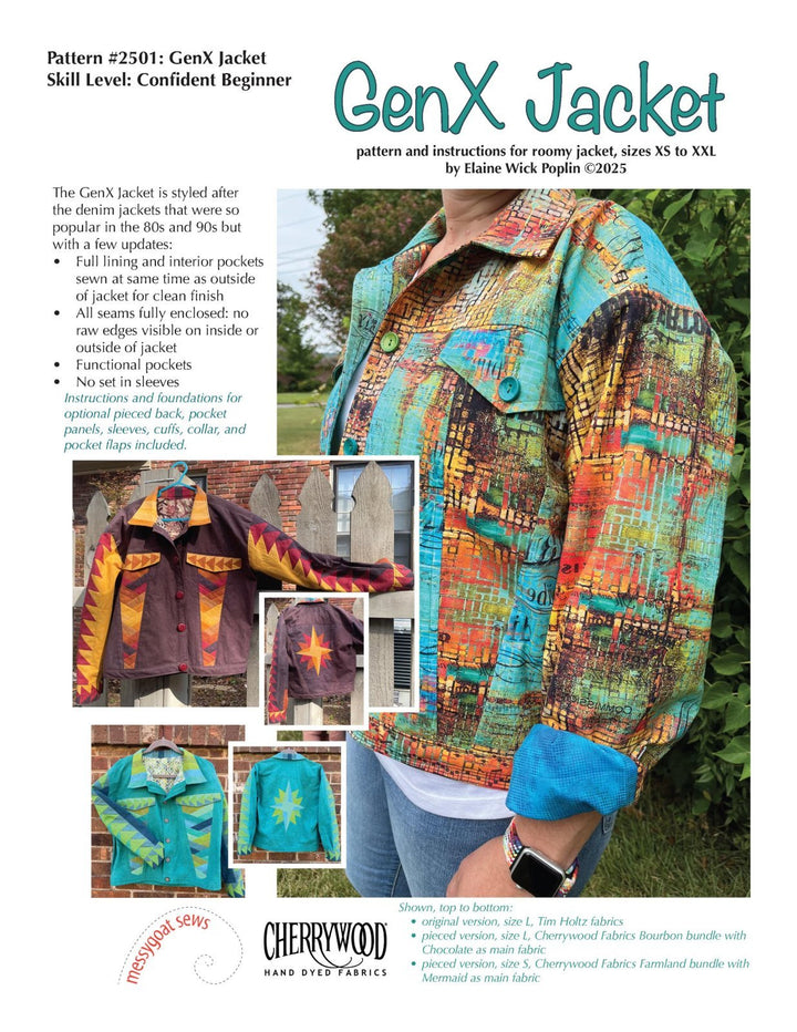 GenX Jacket by Elaine Wick Poplin