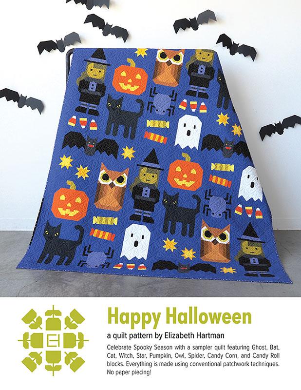 Happy Halloween Patterns By Elizabeth Hartman