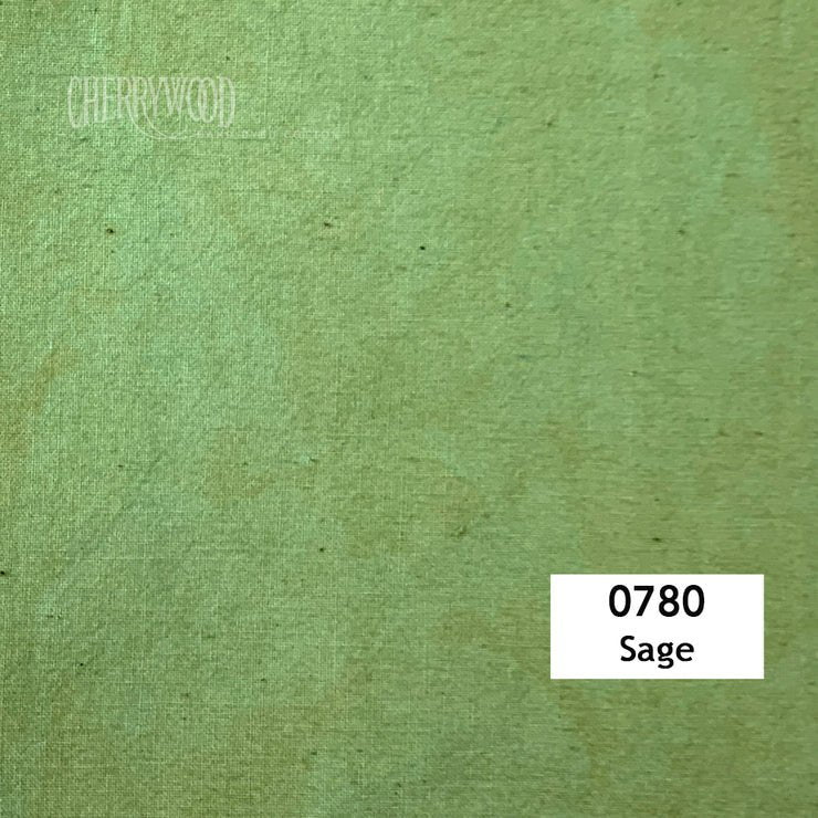 Sage 0780 Cherrywood Hand Dyed Fabric