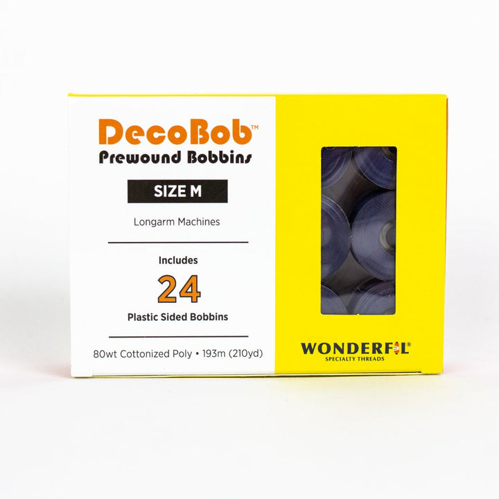 DecoBob Navy Prewound Bobbins Size M 24ct  301