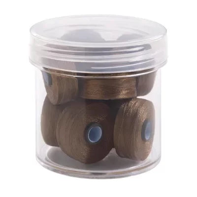 Leather #20140 Magna-Glide Delights Style M Jumbo 132yd Pre-wound Bobbins 10pc Jar