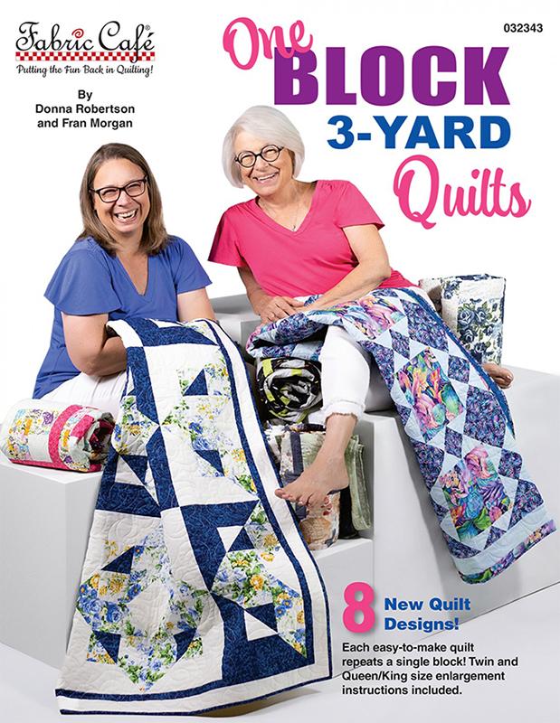 One Block 3-Yard Quilts by Fabric Cafe FC 032343