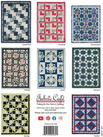 One Block 3-Yard Quilts by Fabric Cafe FC 032343