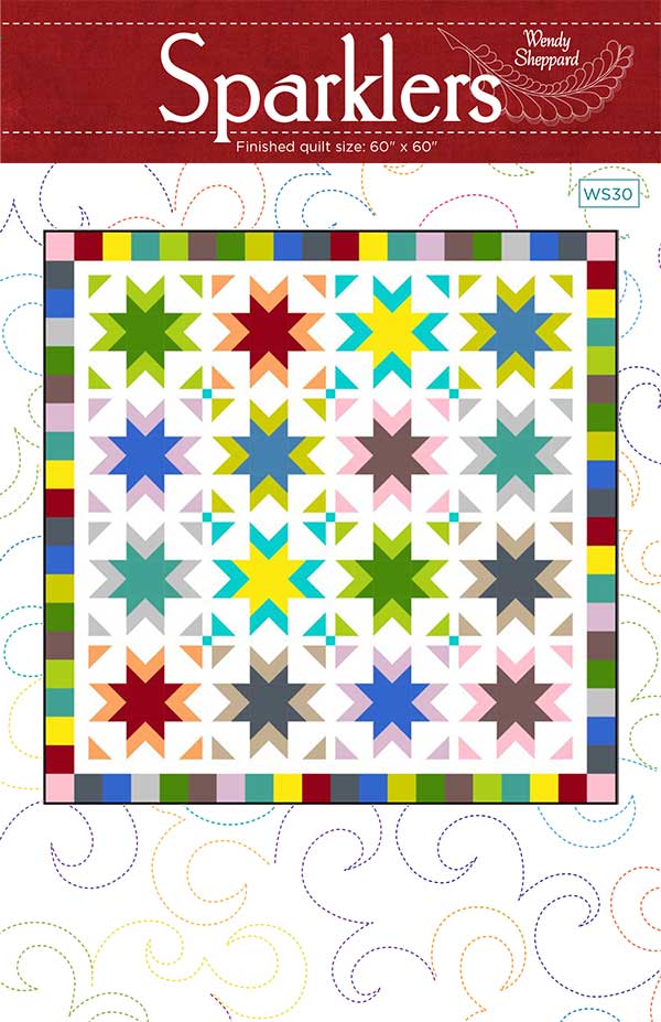 Sparklers Quilt Pattern by Wendy Sheppard