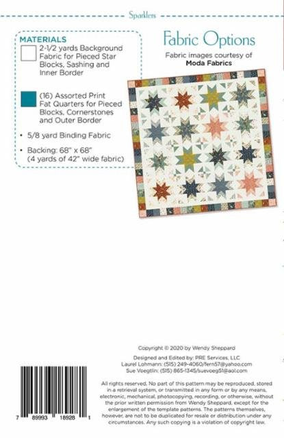Sparklers Quilt Pattern by Wendy Sheppard