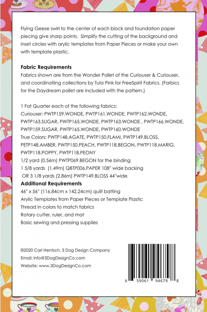 Down the Rabbit Hole Pattern by Carl Hentsch of 3 Dog Design Co.