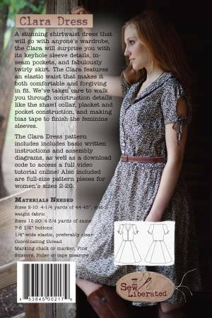 Clara Dress Pattern by Sew Liberated