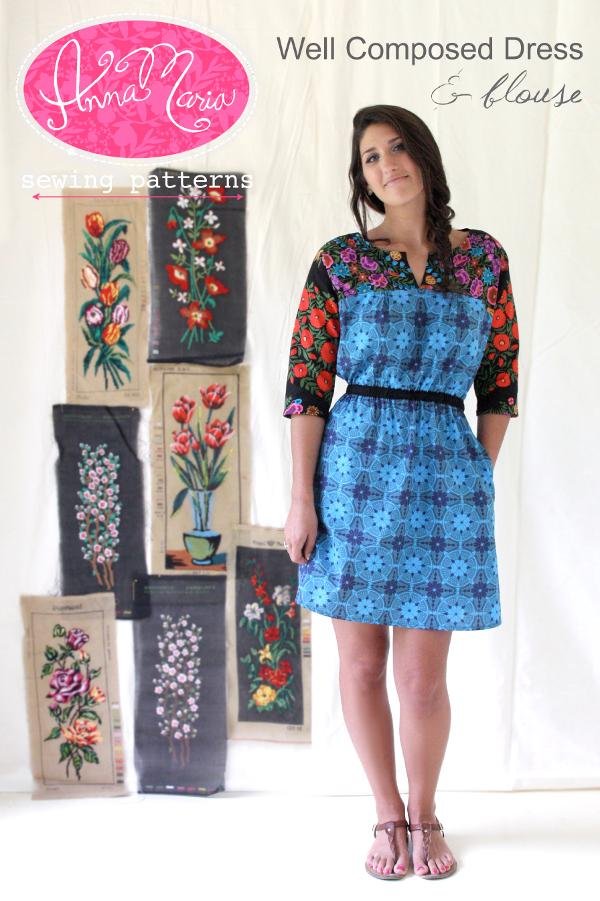 Well Composed Dress Pattern by Anna Maria