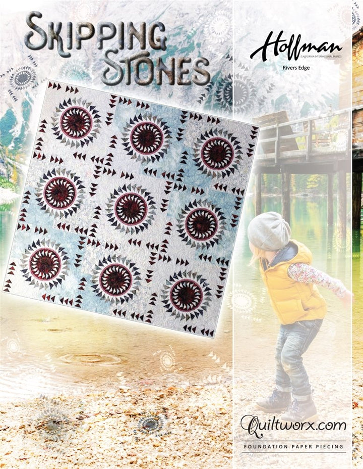 Skipping Stones Quilt Pattern by Quiltworx