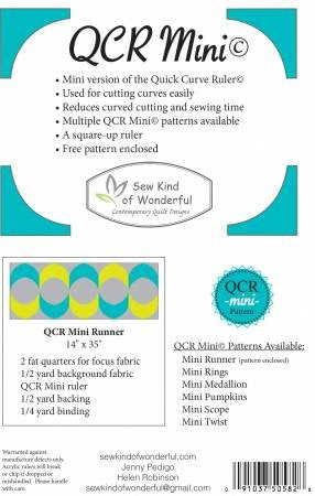 Mini Quick Curve Ruler by Sew Kind of Wonderful