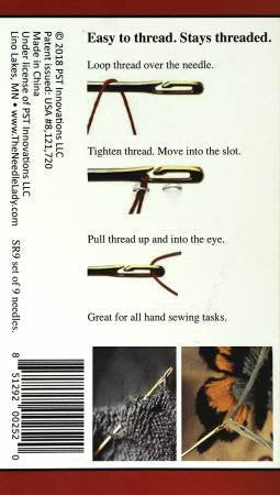 The Needle Lady's Side Threading Needles 9pc