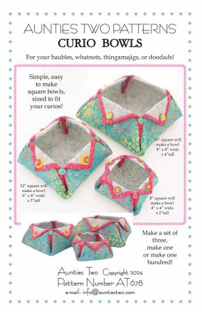 Curio Bowls Pattern from Aunties Two