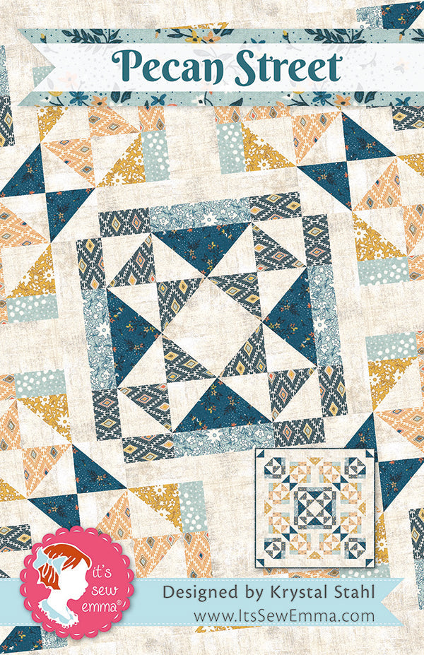 Pecan Street Quilt Pattern by It's Sew Emma