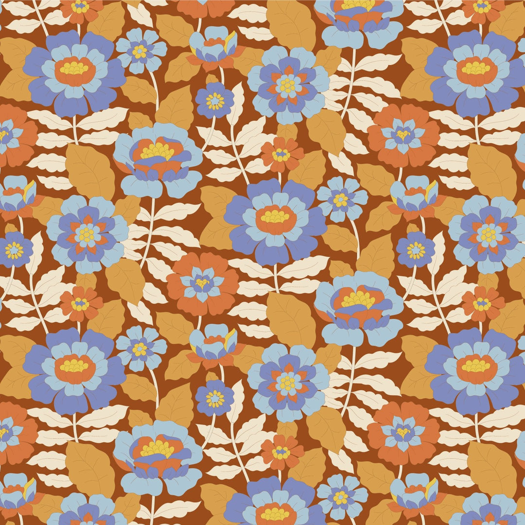 Beverly - Caramel Wallflower by Tilda Fabrics