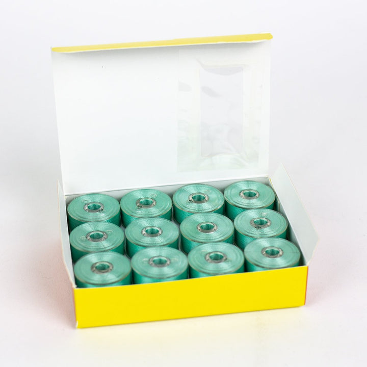 DecoBob Mint Green Prewound Bobbins Size M 24ct 523
